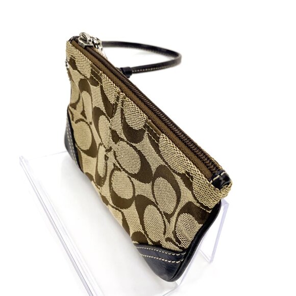 COACH Signature Pouch Wristlet Demi - Picture 10 of 10